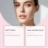 Zephoco Rosa Nude Névoa Lábios Matte Caneta Maquiagem Lábios Cor Natural Contorno Rico Forma dos Lábios Maquiagem Natural para Lábios
