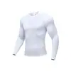Camiseta de Manga Larga para Hombre Talla Europea Comercio Exterior Transfronterizo Deportiva Ajustada Casual Secado Rápido Elástica Ciclismo Fitness Running Top