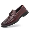 Nuevos zapatos Tods de cuero para hombre, informales, de negocios, con suela suave y sin cordones, de piel de vaca.