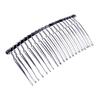 Peine para Velos con 20 Dientes, Peine Metálico para el Cabello Plateado y Negro, Accesorio para el Cabello Hecho a Mano, Pasador, Joyería DIY, Peine de Hierro, Venta al por Mayor de Peines para el Cabello