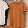 Camiseta Sencilla Transpirable de Manga Corta con Cuello Redondo, Holgada, Mezcla de Lino, Casual para Mujer, Top Nuevo Estilo Primavera y Verano 2026 486334