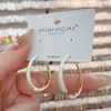 Pendientes de esmalte de doble uso, sencillos y elegantes, con un diseño de nicho, modernos y elegantes, pendientes personalizados que hacen que el rostro se vea más delgado para mujer