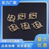 Estilo Antiguo Cobre Fundido Pequeño Conector Flor de Ciruelo Conector de Borla Colgante Material para Pasador de Pelo Estilo Chino Estilo Étnico