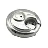 Fábrica de candado tipo pancake acero inoxidable 201 redondo candado para pastel candado de puerta candado de almacén candado para remolque 60mm