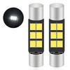Luz de lectura para coche de doble punta y superficie plana de 29 mm, 2835 6SMD, iluminación para coche, luz de maquillaje, luz para parasol
