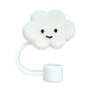 Tapa de Paja de Animación Transfronteriza 10mm Cubierta de Paja Accesorios para Taza Silicona de Grado Alimenticio Tapa de Paja de PVC 3D