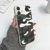 Case de iPhone 17 Camuflado Verde Militar Estilo Retrô Mais Vendido Transfronteiriço, Case Fosco Anti-Queda Resistente a Impressões Digitais, Personalizável