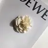 Acessórios de Flor DIY Feitos à Mão 7cm Tecido Amassado Peônia Flor Rolada Tridimensional Acessórios Colar Sapato Chapéu Acessórios de Joia