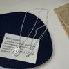 Collar de Plata de Ley S925 Marca Reina Ovalado Personalizado Cadena de Clavícula Simple de Alta Gama Diseño de Nicho Corea del Sur