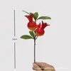 Nueva Manzana de Caqui Naranja Granada Naranja Quinta Generación Fruta Limón Calabaza Cubo de Bendición Casero de Año Nuevo Accesorios para Arreglos Florales