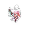 Llave de Héroes de Honor of Kings Colgante Acrílico Transparente Doble Cara en Capas 3mm de Espesor Accesorios para Bolsos Anime