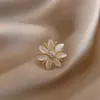 Broche com Acabamento de Luxo, Estilo Nicho e Simples, Alfinete de Roupa, Acessório de Pérola para Terno, Broche