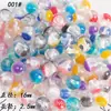 Múltiples Estilos de Cuentas Redondas con Purpurina Fina de 16 mm, Cintas con Lámina de Oro, Cuentas Sueltas para Cadenas de Teléfono DIY, Pulseras, Collares y Accesorios de Joyería