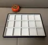 Bandeja de Exhibición de Joyas, Bandeja para Pendientes, Bandeja para Joyas, Bandeja de Almacenamiento para Anillos y Colgantes, 12 Compartimentos, 40 Compartimentos, 35 Compartimentos