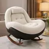 Nueva Silla Mecedora Reclinable para Balcón, Sillón Casual para el Hogar, Sofá Perezoso, Silla Huevo, Reclinable para Dormir, Silla Mecedora