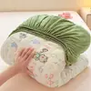 2026 Nuevo Modelo Sábana Acolchada Impermeable de Hilo Bouclé para Cama con Patrón de Cuadrícula