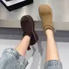2026 Tendencia Otoño Estilo Caliente Zapatos Versátiles Botines de Suela Gruesa para Mujer Correa con Hebilla Metálica Que Aumentan la Altura para Personas Bajas Botas de Moda Botines