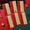 2026 Ano do Cavalo Mil Yuan Dez Mil Yuan Cem Yuan Envelope Vermelho Duro Alto Padrão Festival da Primavera Ano Novo Estilo Chinês Bolsa Envelope Vermelho