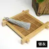 Al por mayor 6 cm Borla Pequeña Flecos Metal Plata Tapa Colgante Marcador de Libros Colgante Borla Accesorios para Tocados Pendientes Adorno de Borla Colgante Pequeño