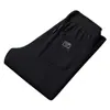 Pantalones Rectos de Pana para Hombre Otoño e Invierno Sueltos Versátiles Pantalones Casuales de Negocios Pantalones Largos Cálidos de Forro Polar Ropa para Hombre