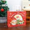 Sacola de presente de Natal criativa Sacola de Natal com desenho animado Sacola de embalagem para presente de feriado Sacola de compras de grande capacidade