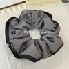 Laço Nó de Gravata Círculo de Cabelo Intestino Grosso Feminino Bonito Doce Elástico Alto Amarrador de Cabelo Faixa de Cabelo Corda de Cabelo Avançado Primavera e Verão Corda de Cabelo Acessório de Cabeça