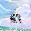 Llavero acrílico de 6 cm de BLACKPINK LISA adornos JISOO llavero Jin zhini decoración Pu Caiying