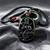 Colgante Imitación Obsidiana Guanyin Buda Maitreya Colgante Buda del Año de Nacimiento para Hombre Collar Buda de Jade Bodhisattva Suministro Directo del Fabricante del Área Escénica
