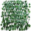 Valla de Madera Retráctil, Valla de Plantas Artificiales, Pantalla para Balcón, Arreglo Decorativo, Barandilla Exterior