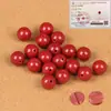 Mineral Crudo Cinabrio Cuentas Sueltas Arena Dorada Púrpura Arena Imperial Alto Contenido Hilo de Cuentas Redondas Pulsera Joyería Tejida DIY Accesorios