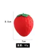 Celebridad de Internet Transfronteriza Juguete Realista de Comida Juguete de Apretar Fresa Juguete de Pelota Antiestrés de Fruta Fresa Rellena de Harina Tpr