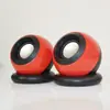 Caixa de som estéreo pequena para desktop bola mágica USB 2.0 computador escritório casa celular presente atacado vendas diretas