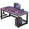 Escritorio para e-sports, escritorio de computadora simple para uso doméstico en dormitorio, escritorio minimalista para vivienda de alquiler, mesa con patrón de fibra de carbono, escritorio simple para escribir