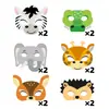 Máscara de animales de dibujos animados para el Día del Niño, actuación, disfraces, vendas para los ojos, accesorios, fiesta, cumpleaños de bebé, juegos, fotografía