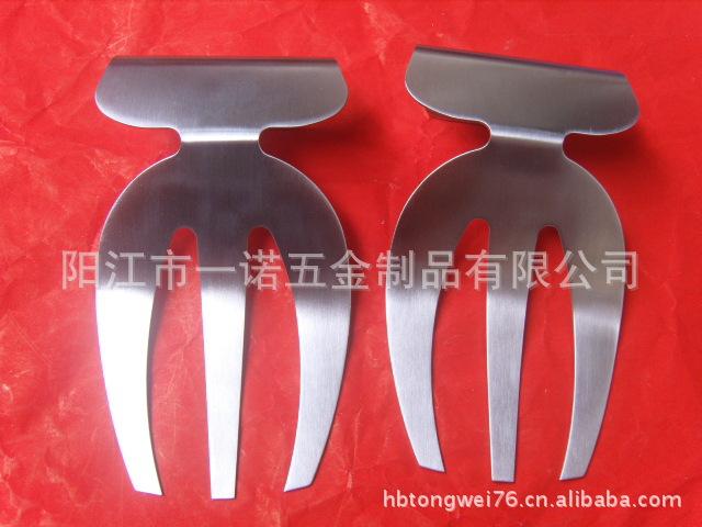 P-008K沙拉手沙拉更叉勺沙拉架不锈钢沙律更沙律手沙律耙沙