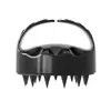 Escova de Shampoo Transfronteiriça Temu, Escova Massageadora de Silicone com Cabeça Macia para Uso Doméstico para Limpar Couro Cabeludo e Cabelo, Dupla Utilização para Cabelo Seco e Molhado, Ferramenta para Lavar o Cabelo