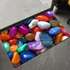 Tapete de chão moderno de diatomita para banheiro, absorvente de água, secagem rápida, resistente ao desgaste, fácil de manter, tapete de banheiro resistente a mofo