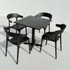 Mesa de Balcón para Exteriores, Mesa Redonda Pequeña de Acero al Carbono Resistente al Sol y la Lluvia para Patio Exterior, Jardín, Tienda de Té con Leche, Uso en Exteriores