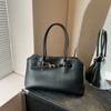 Bolso Tote Extranjero Individual de Alta Clase de Gran Capacidad para Mujer 2025 Nueva Moda Simple Bolso de Hombro Portátil