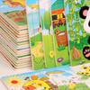Quebra-cabeça plano de madeira grande de 9 peças para bebês brinquedos educativos infantis educação infantil Palácio do Iluminismo quebra-cabeça de grade fabricante criança pequena