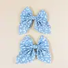 Tela de Poliéster Estampado de Mezclilla Esquina Flotante Pequeña Lazo Accesorios para Prendas Semi-Terminadas Materiales para Manualidades Venta al por Mayor