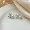 Aitong Design de Joias, Luxo Acessível e Brincos de Alta Qualidade, Brilhantes Elegantes, Brincos Simples de Nicho, Brincos de Pérola com Franjas