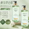 Camellia Grasa Donglai Champú Fragancia Duradera Anticaspa Antipicazón Gel de Ducha Champú y Acondicionador Crema de Champú