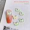 Celebridad en línea chica bonita luna parche para uñas joyería Estrella Mariposa estrella Mocha K9 cristal plano uña Diamante