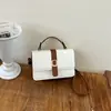 Colección otoño 2026 para mujer: bolso pequeño cuadrado de moda estilo coreano, bolso cruzado estiloso, bolso de hombro a la moda, bolso chic para mujer