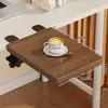Tablero de extensión de escritorio, escritorio de computadora de oficina, bandeja para teclado, plegable, estante de almacenamiento sin taladro, mesa de extensión de brazo