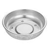 Yingzhihang acero inoxidable perforado boca poco profunda plato plano acero cesta escurridora para lavar fruta verduras cocidas cesta para vaporizar