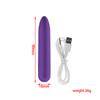 Mini vibrador femenino recargable por USB de 10 frecuencias, con forma de bala, productos para mujeres, masajeador de masturbación, vibrador.