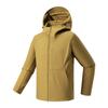 Chaqueta de Capa Blanda para Exteriores de Mismo Estilo Niaojia para Pareja de Hombres, Forrada de Polar, Impermeable, Cortavientos, con Capucha para Senderismo al Aire Libre de Mujeres, Tridimensional