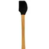 Espátula de Silicone com Cabo de Madeira de Faia de Grau Alimentício Raspador de Creme Ferramenta Doméstica para Assar e Misturar Atacado em Estoque Personalizável